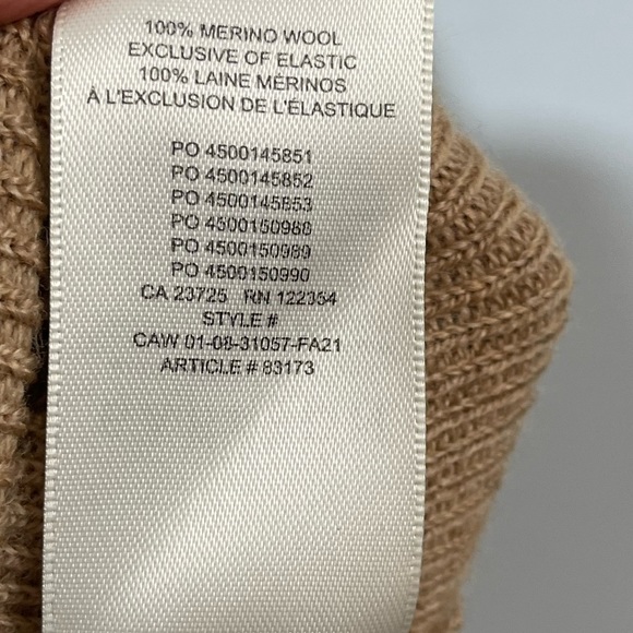 ARITZIA Babaton Aesthetica Dress Limited Edition Constant Camel Sweater Knit M - Picture 11 of 13